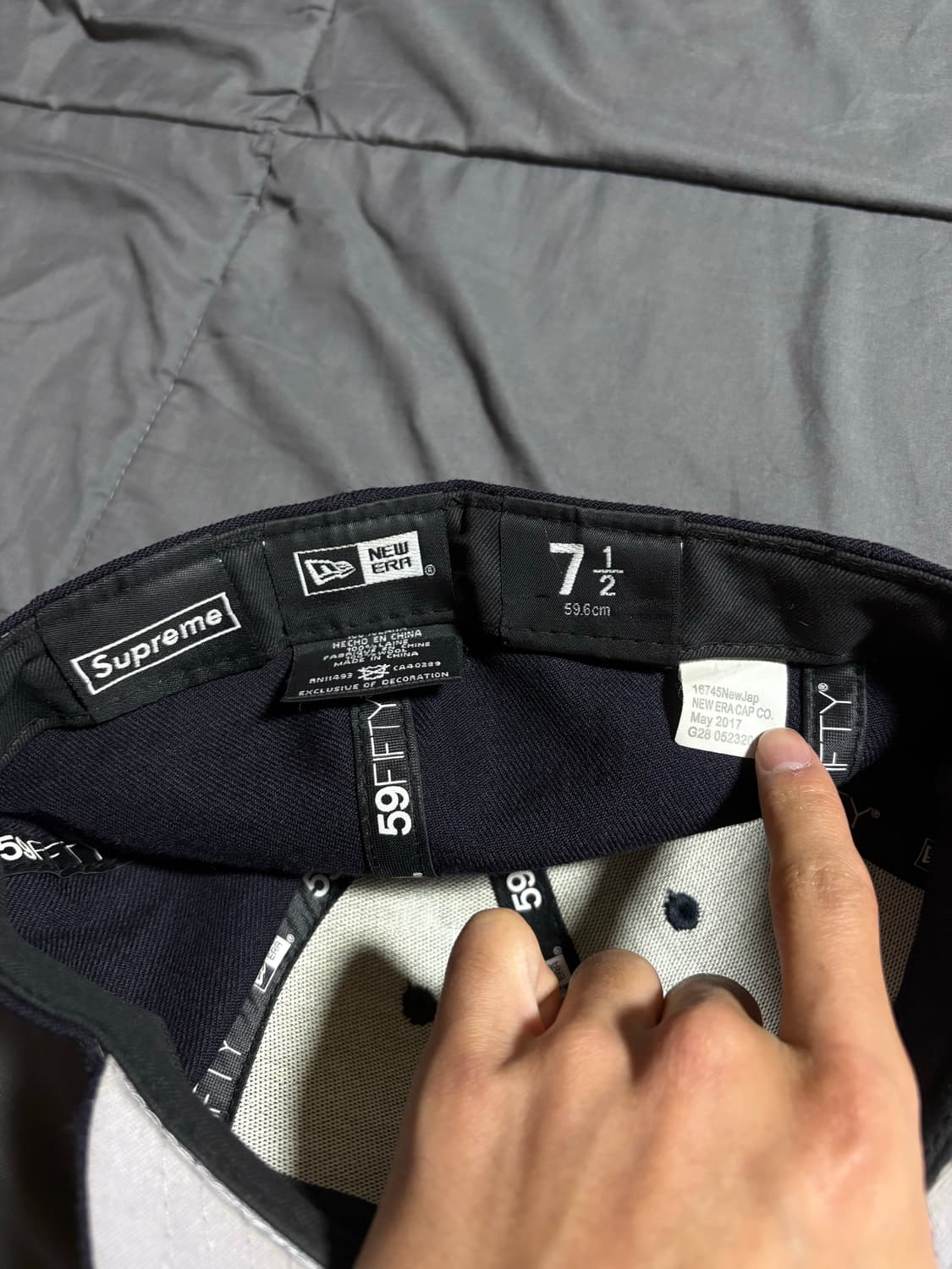슈프림 뉴에라 59fifty 하트로고 스냅백 7 1/2 상품이미지3