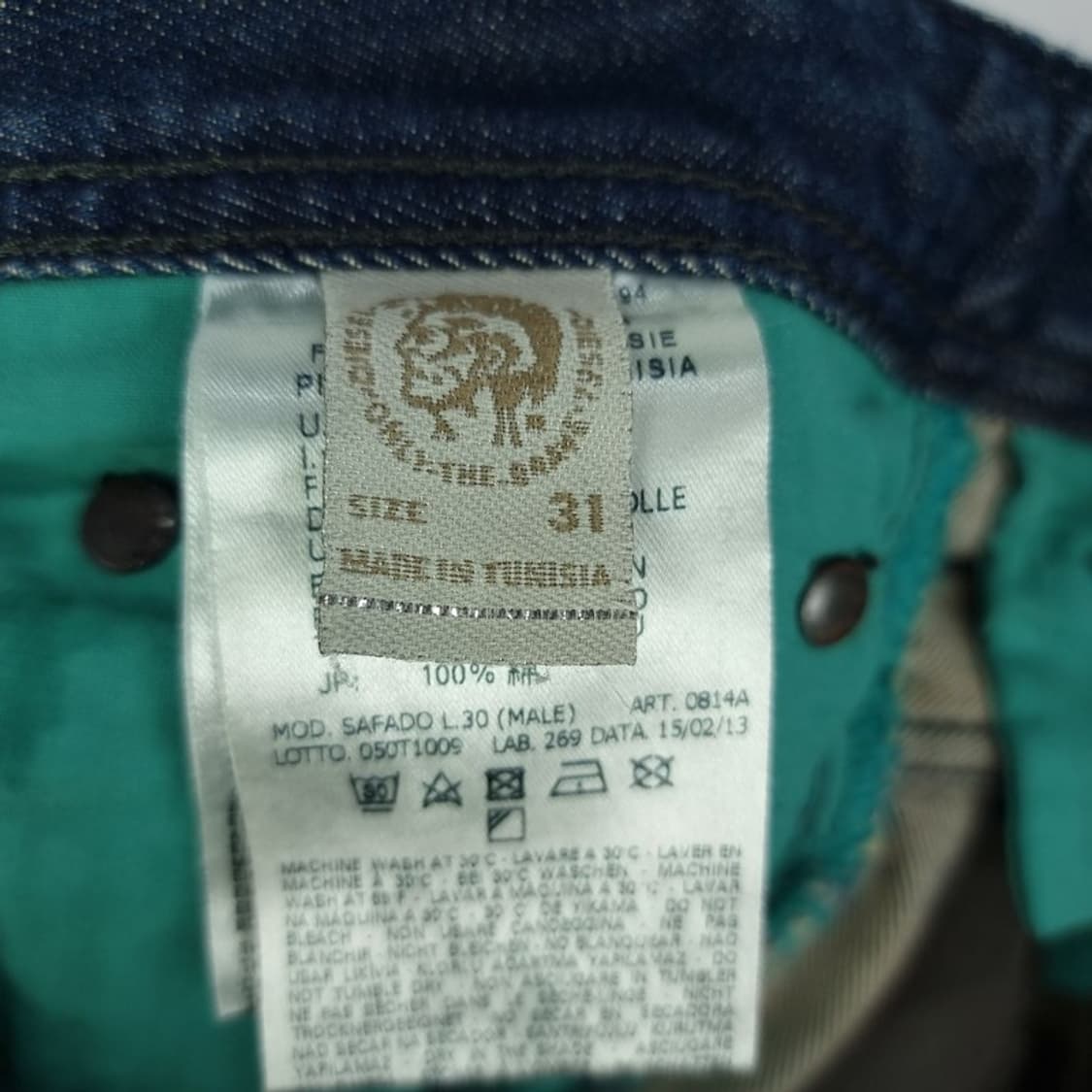 [디젤] 빈티지 슬림핏 청바지 P01509 상품이미지7