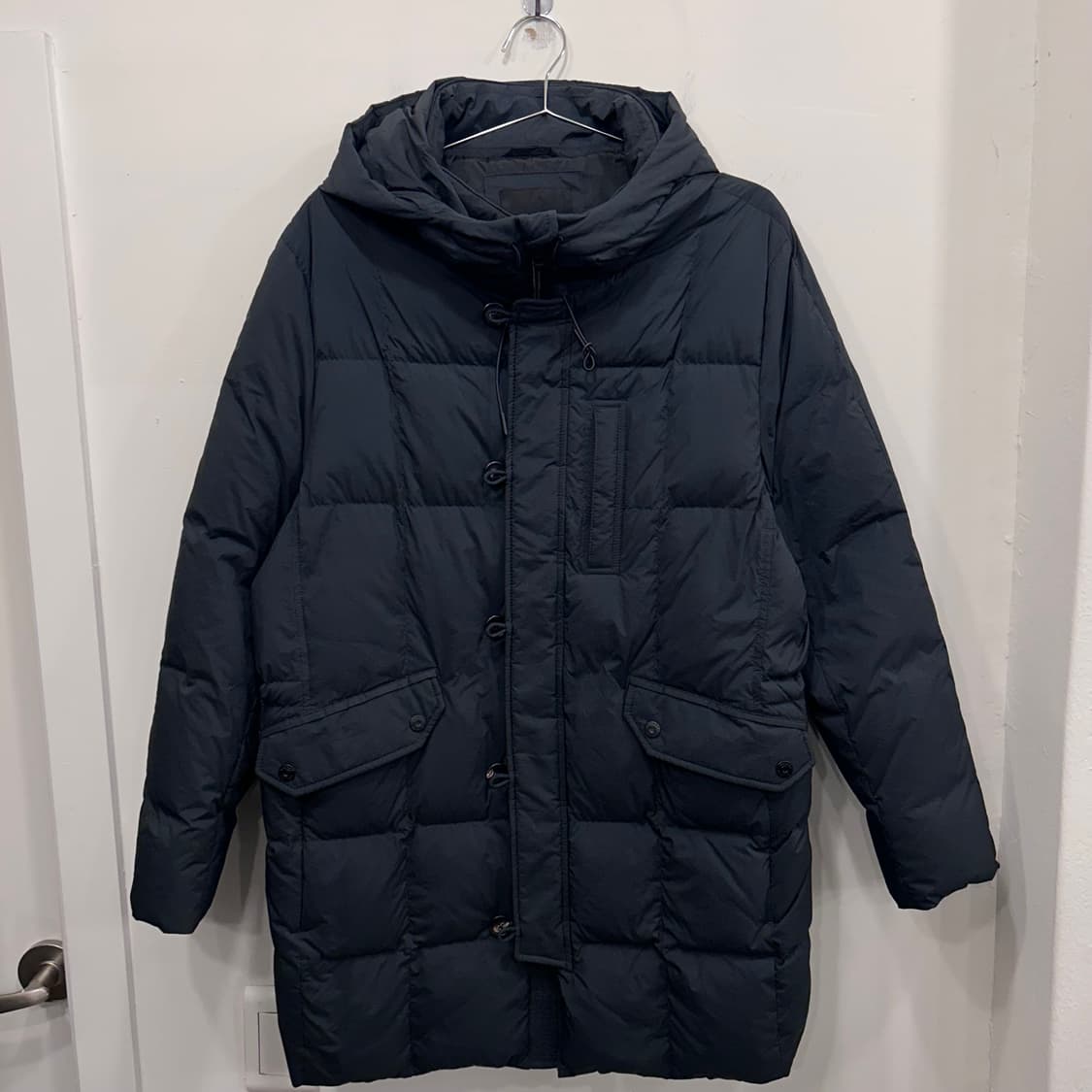 갤럭시 라이프스타일 구스다운 후드 롱패딩 상품이미지2