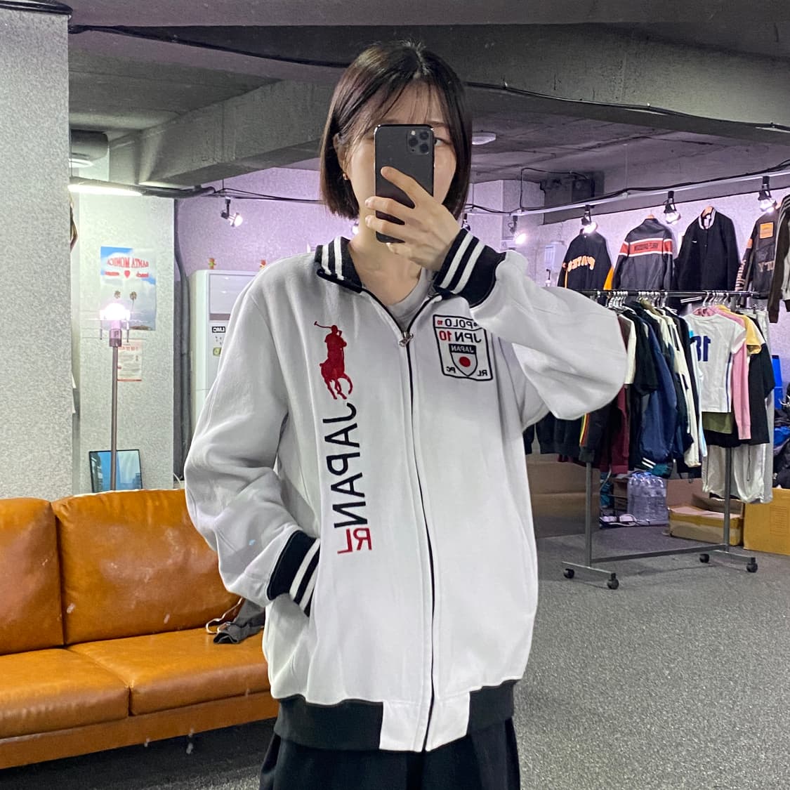 폴로 랄프로렌 재팬 빅포니 화이트 져지 B4680 상품이미지1