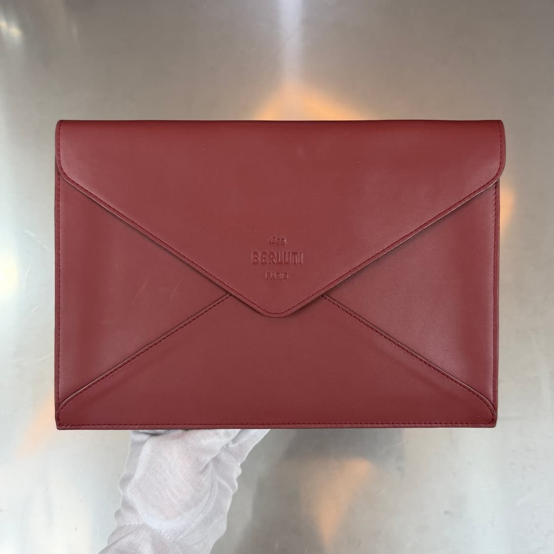 벨루티 레더 스웨이드 클러치 상품이미지2
