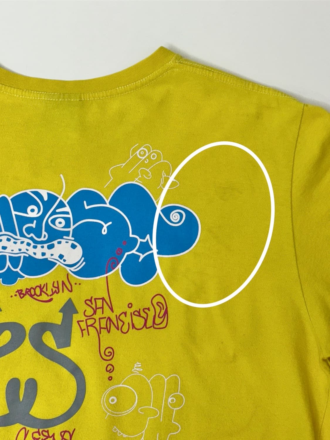 90s Stussy 스투시 월드투어 반팔 티 상품이미지7