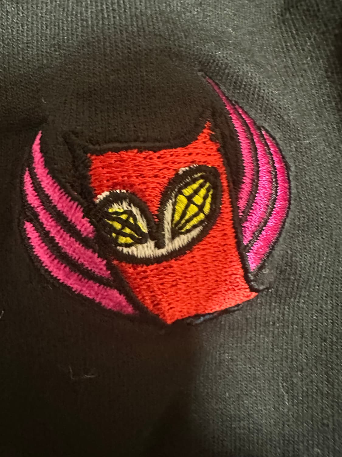 럭키슈에뜨 블랙 7부 소매 원피스 부엉이 자수 상품이미지6