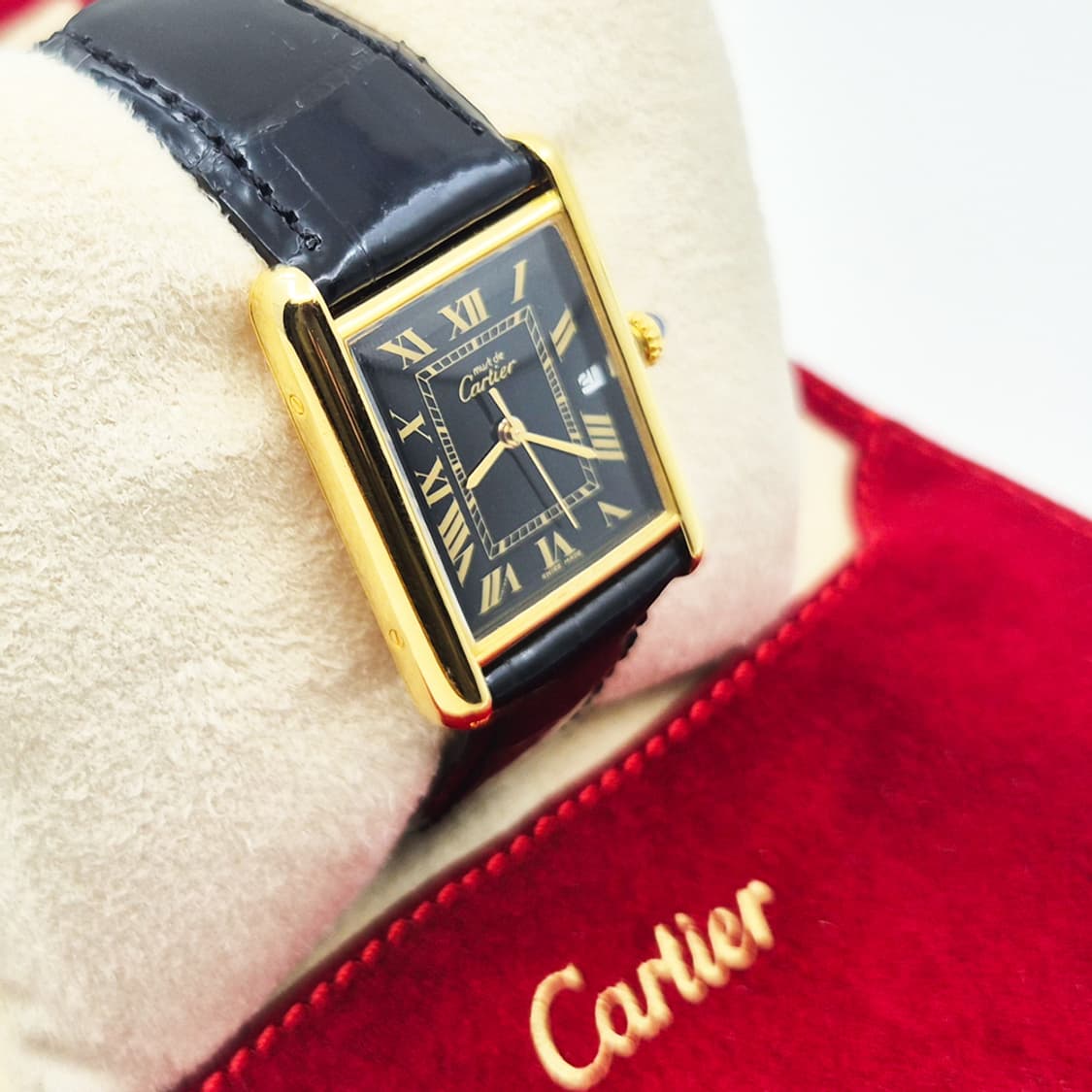 까르띠에 머스트 탱크 XL 블랙판 상품이미지3