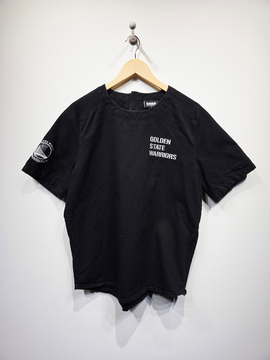 NBA. 남자 골든스테이트 워리어스 반팔 티셔츠 블랙_L 상품이미지1