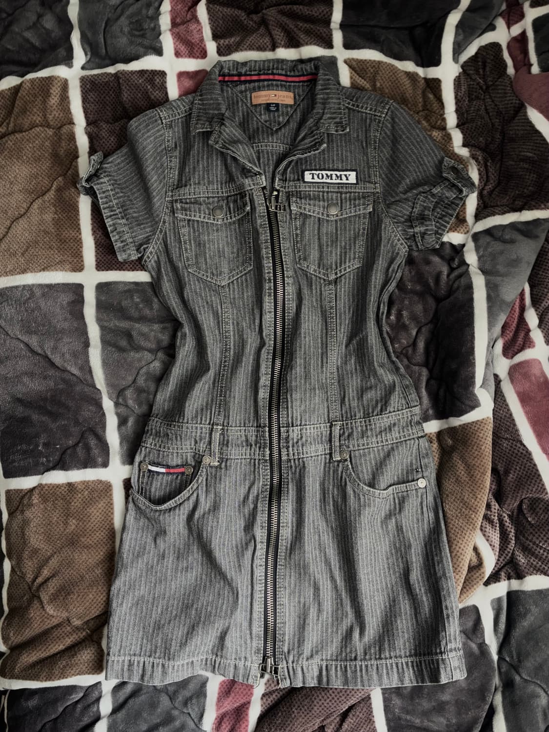 타미진스 반팔 딱붙 투웨이 미니원피스 상품이미지1