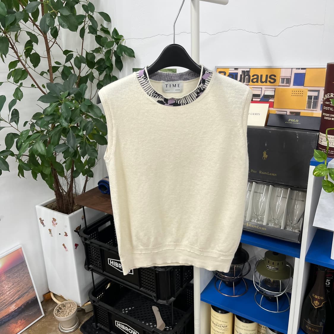 타임 우먼 캐시미어 블렌드 베스트/가디건 세트 F(90) 상품이미지7