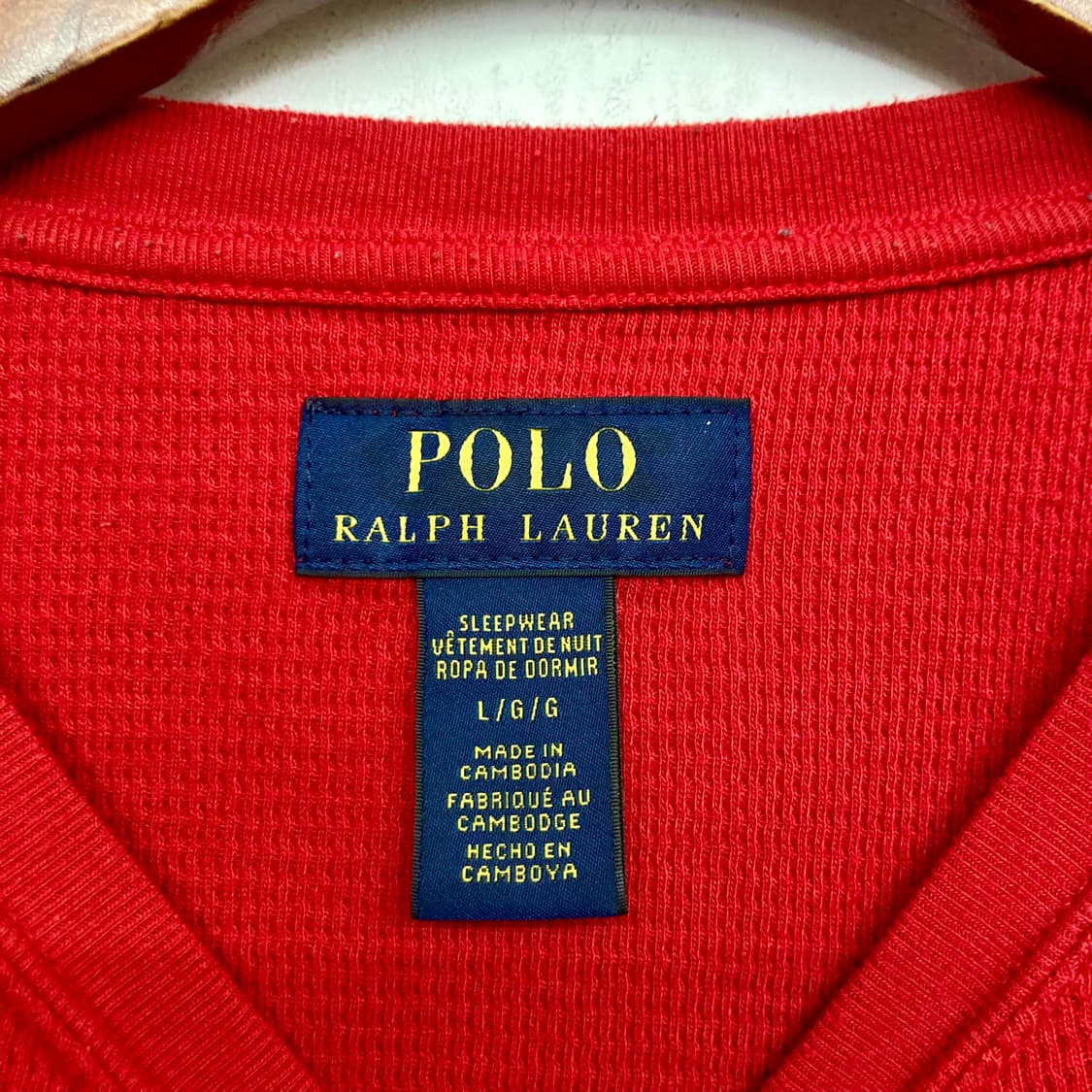 폴로 투톤 와플 롱슬리브 상품이미지3