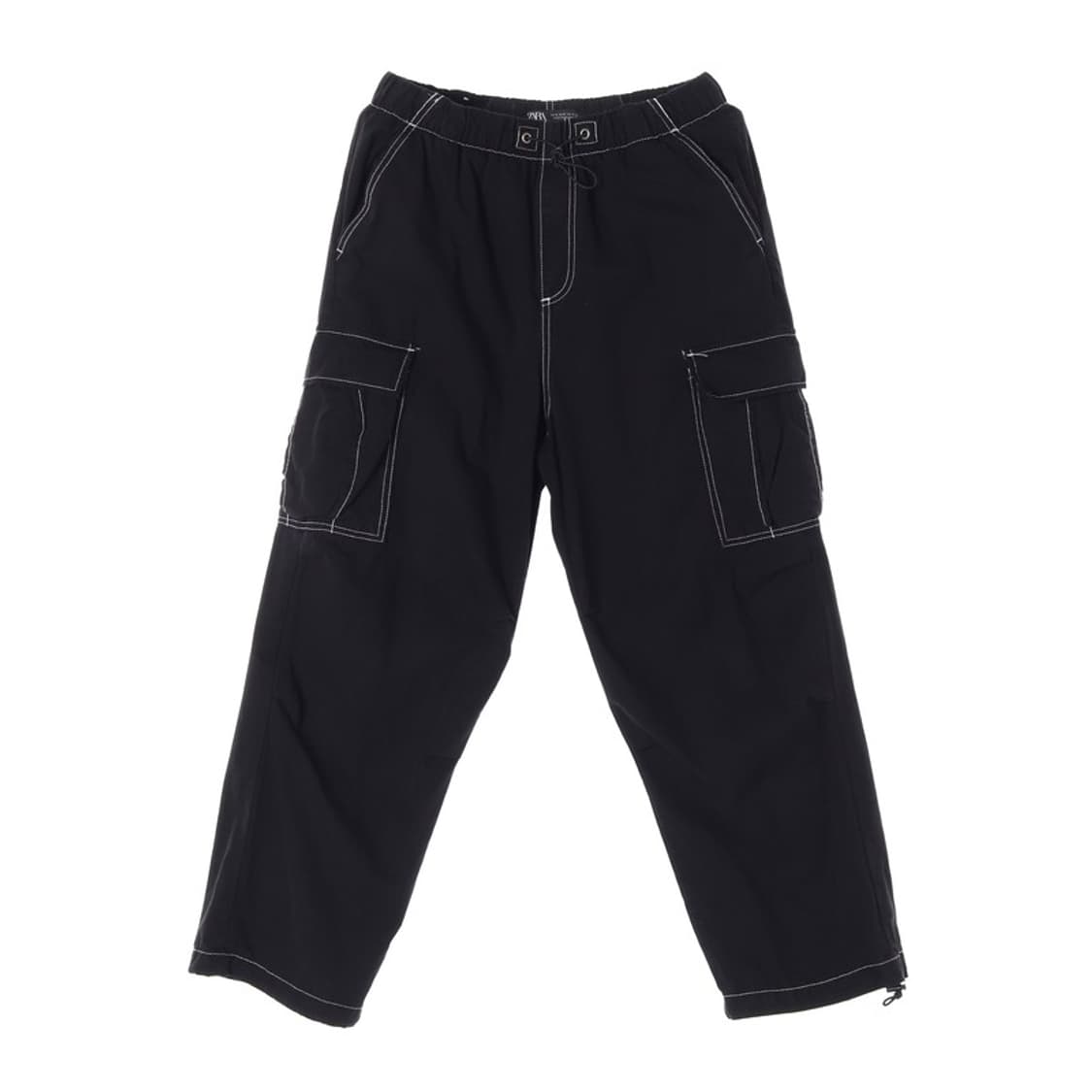 ZARA 스티치 와이드 카고 팬츠 M 상품이미지1