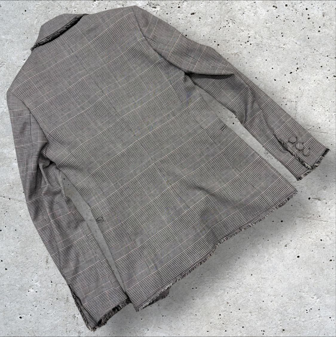 [38] MSGM 체크 더블 글렌체크 브레스트 자켓 수입택 C373 상품이미지2