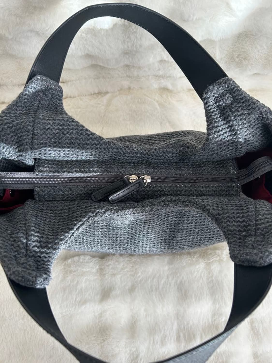 요지야마모토 이삭 니트 토트백 상품이미지6