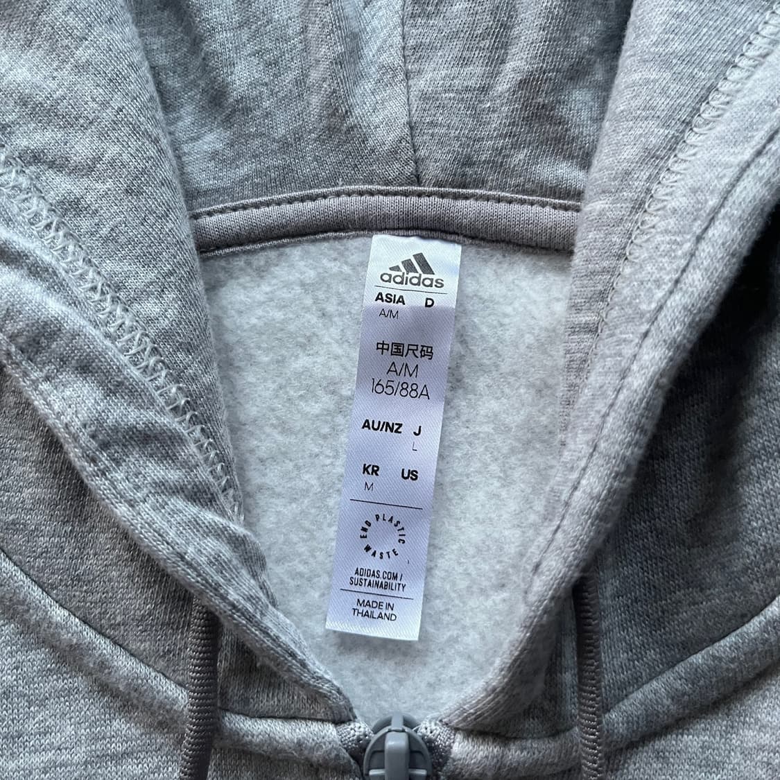 아디다스 크롭 후드집업 상품이미지3