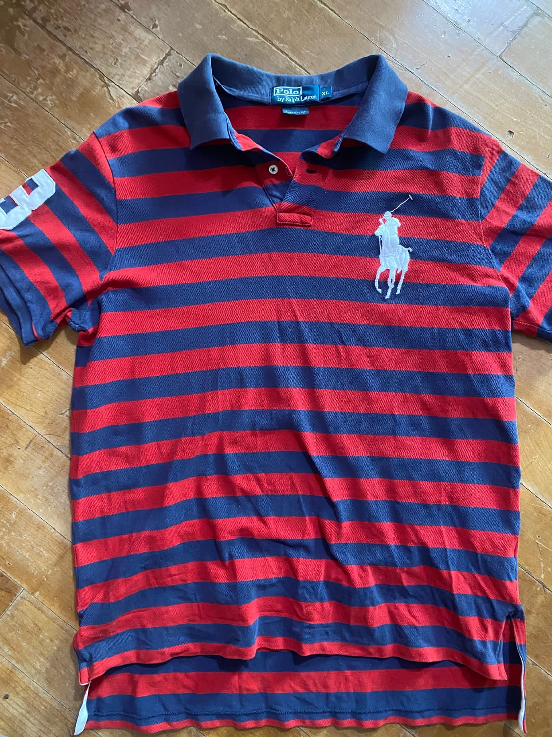 폴로 랄프로렌 스트라이프 카라티 XL (105) 상품이미지1