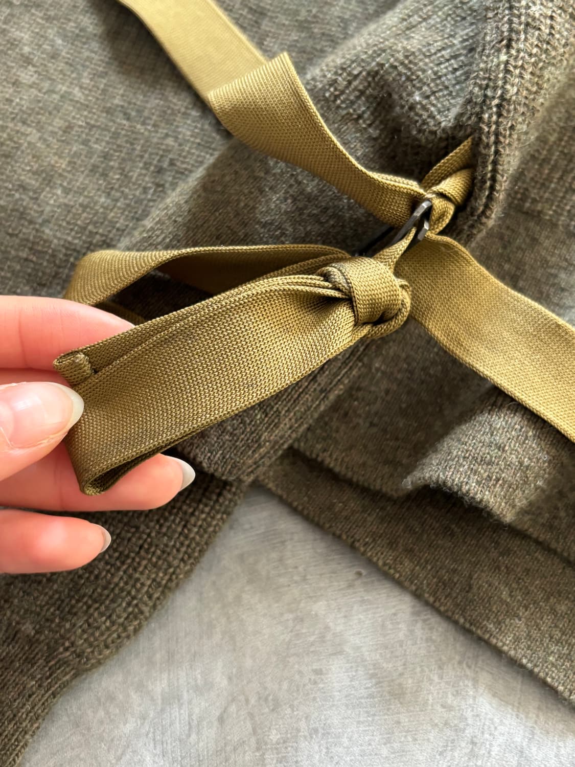 Helmut Lang 헬무트랭 캐시미어 벨크로 니트 상품이미지7