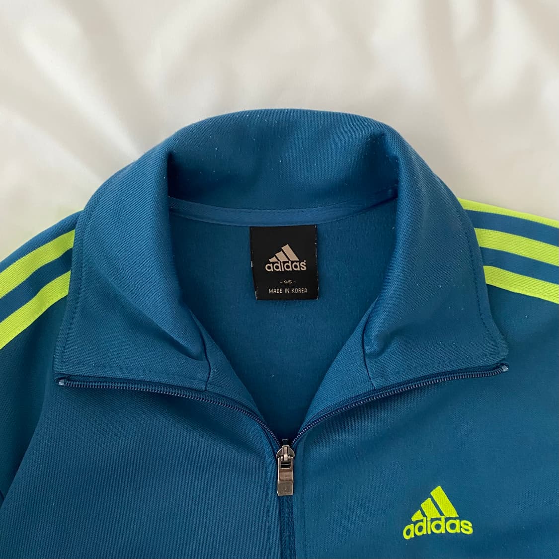 95 ) 아디다스져지 운동복 에메랄드색 A0095 상품이미지4