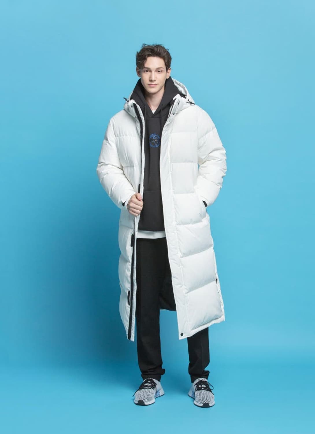 NII 남여공용 구스 롱패딩 하이컷 롱다운 점퍼 90S 상품이미지2