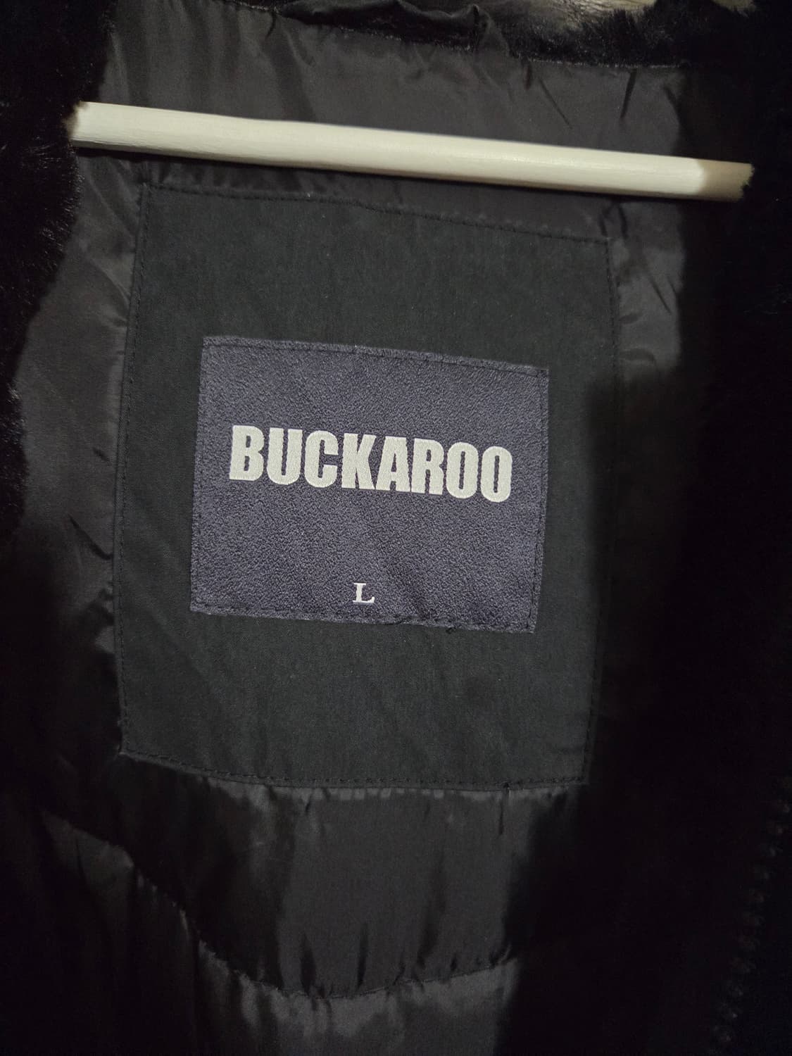 BUCKAROO 남성 롱패딩 L 블랙 상품이미지4