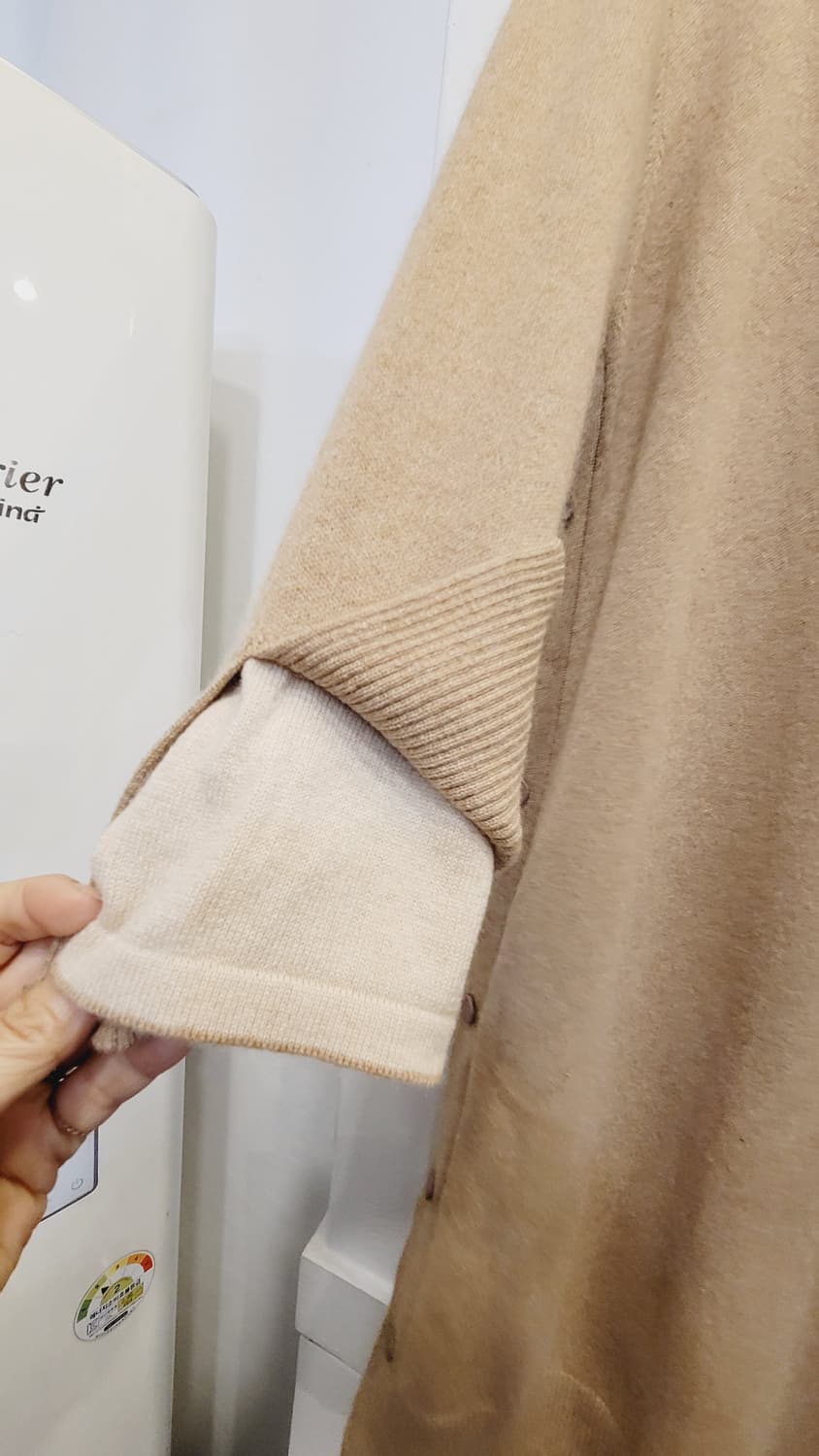 몽골리아 캐시미어 100% 니트 원피스 상품이미지2