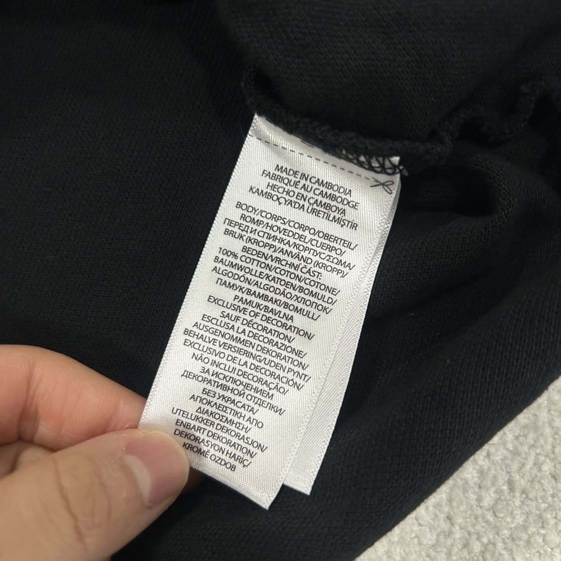 폴로 랄프로렌 블랙 반팔 카라티 L 상품이미지4