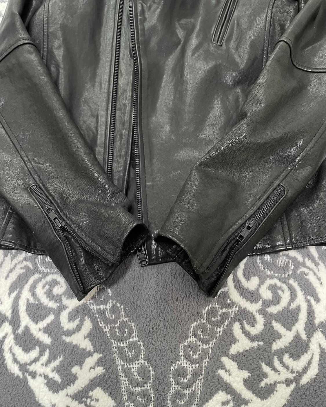 206HOMME high-neck sheep skin leather 상품이미지5