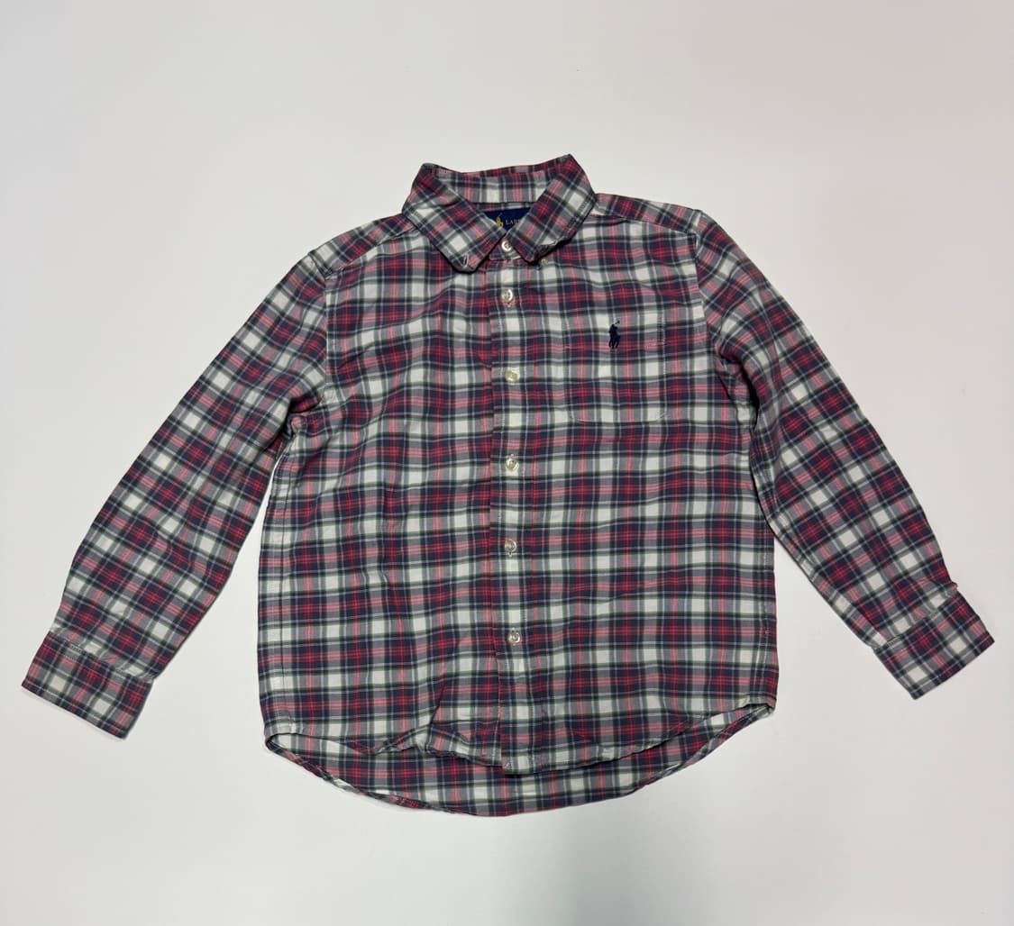 폴로 랄프로렌 키즈 체크셔츠 6 상품이미지1