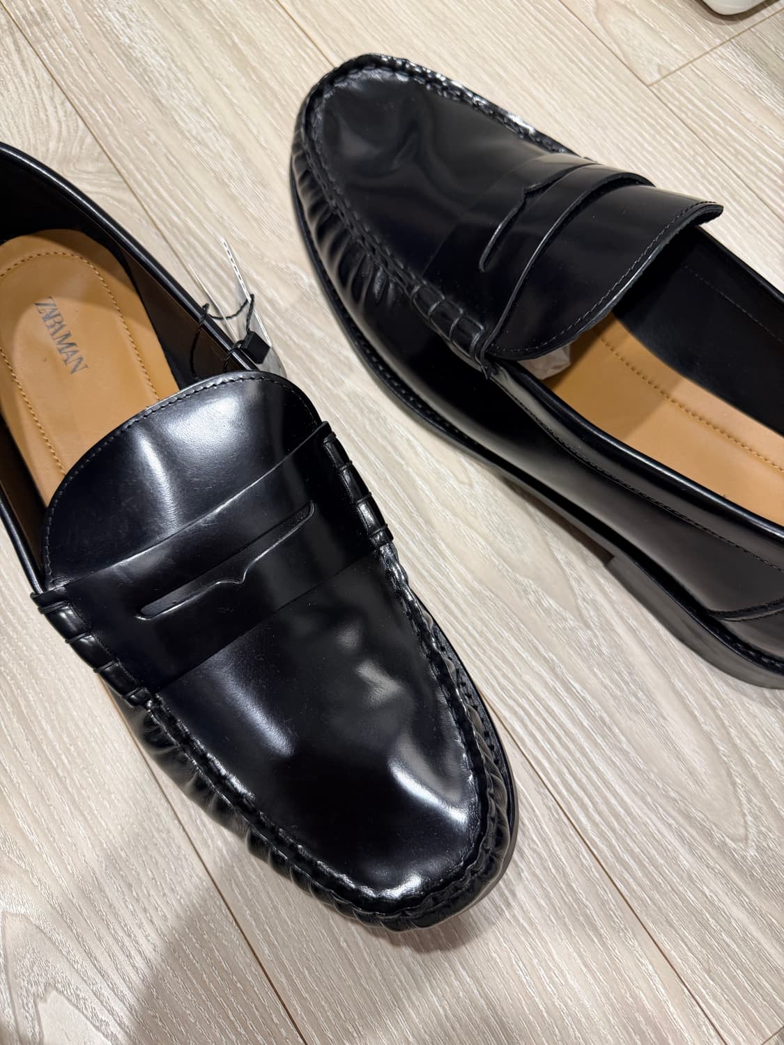 자라 맨 리미티드 에디션 레더 로퍼 상품이미지7