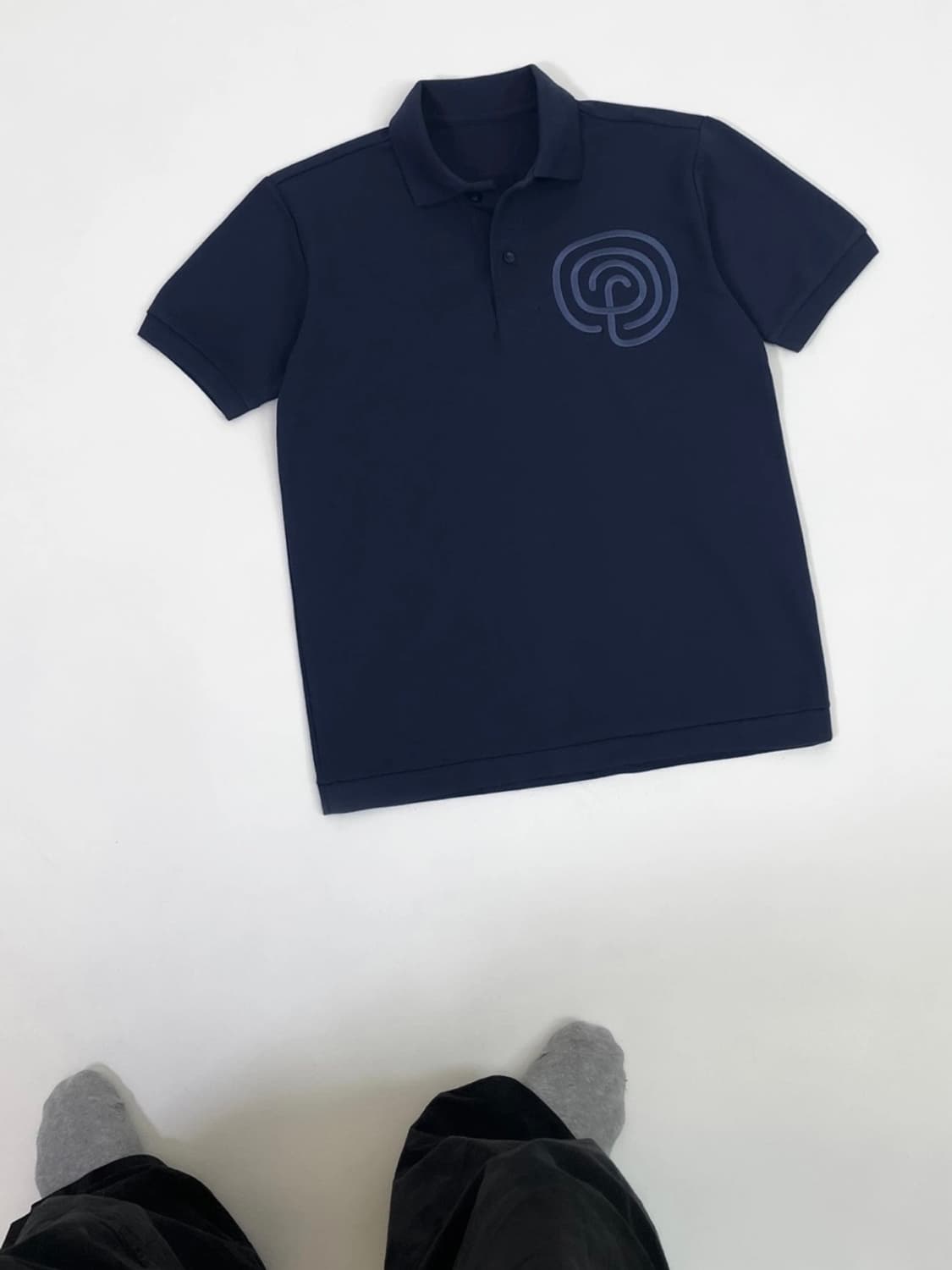 [M] findoubt Heart Labyrinth polo shirts 상품이미지1