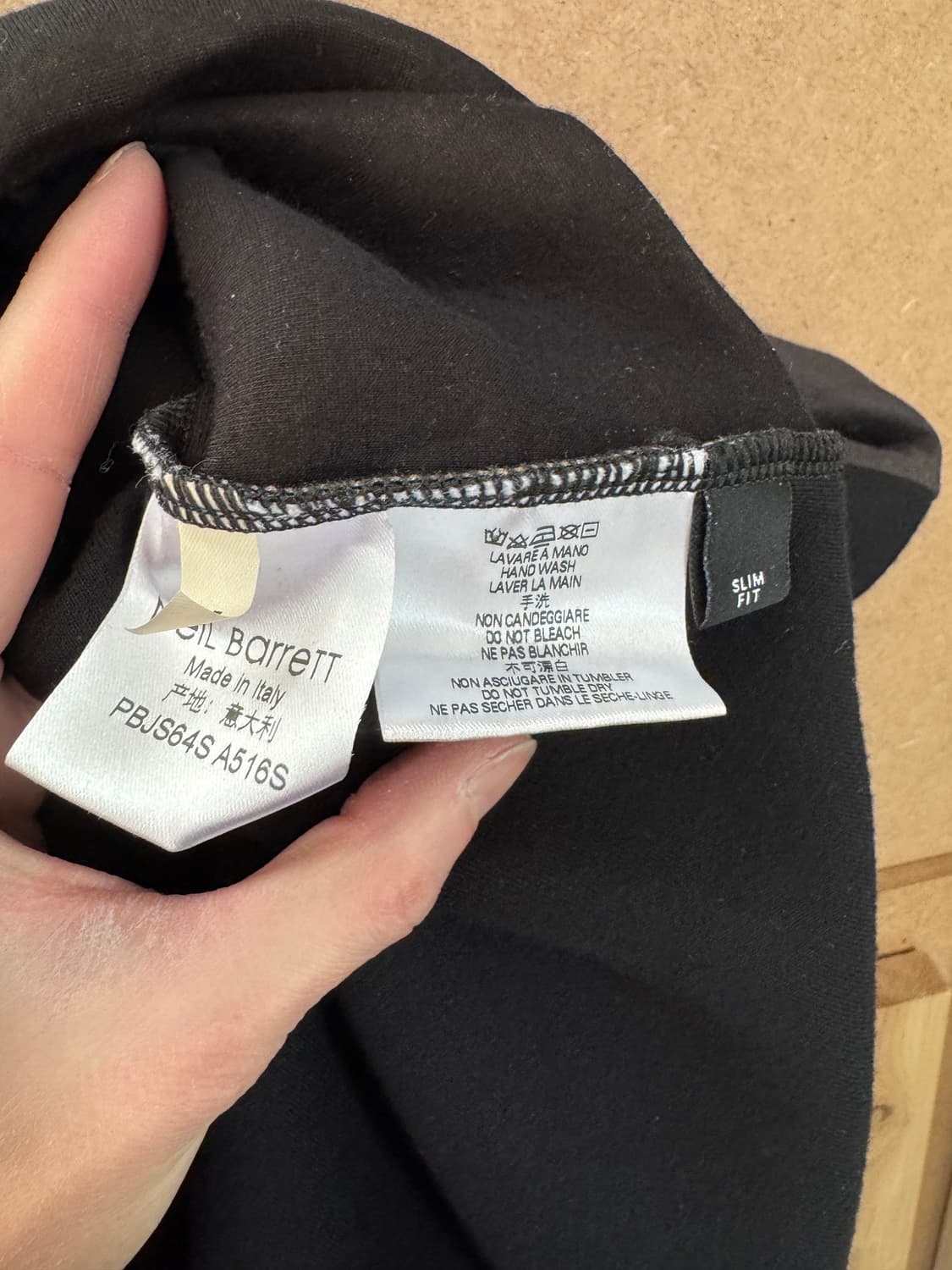 M / 닐바렛 석고상 프린팅 내오프렌 맨투맨 PBJS64S A516S 상품이미지6