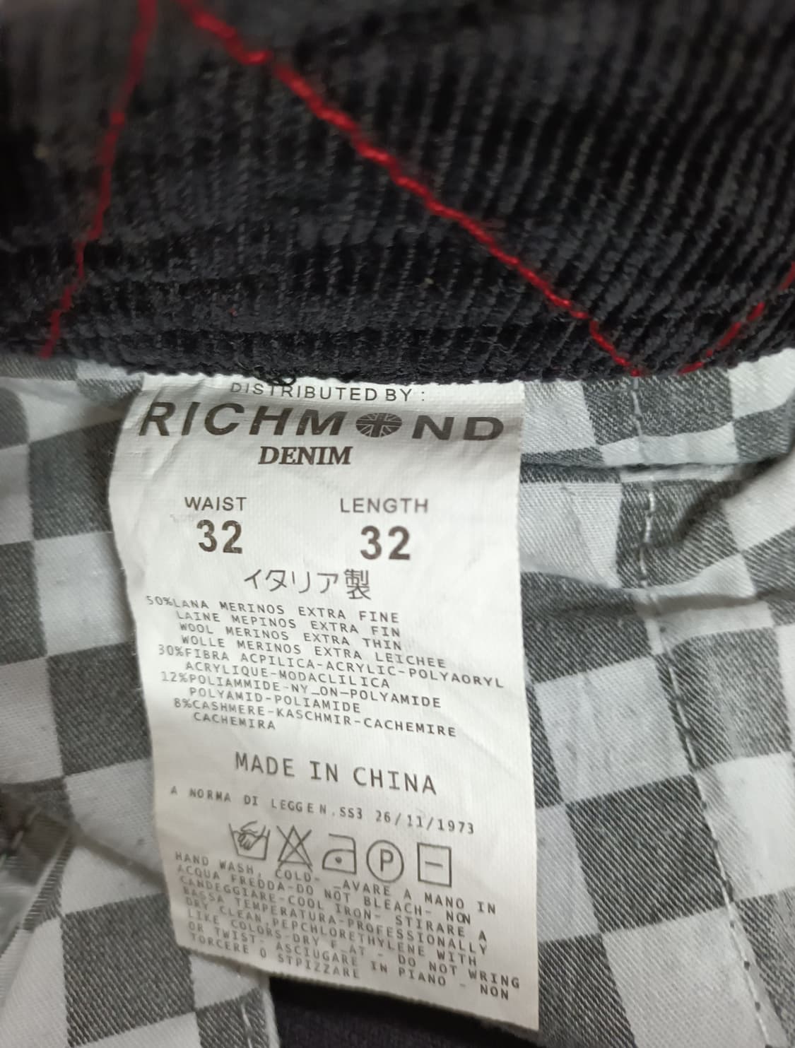 리치몬드 골덴 카고 팬츠 32 상품이미지7