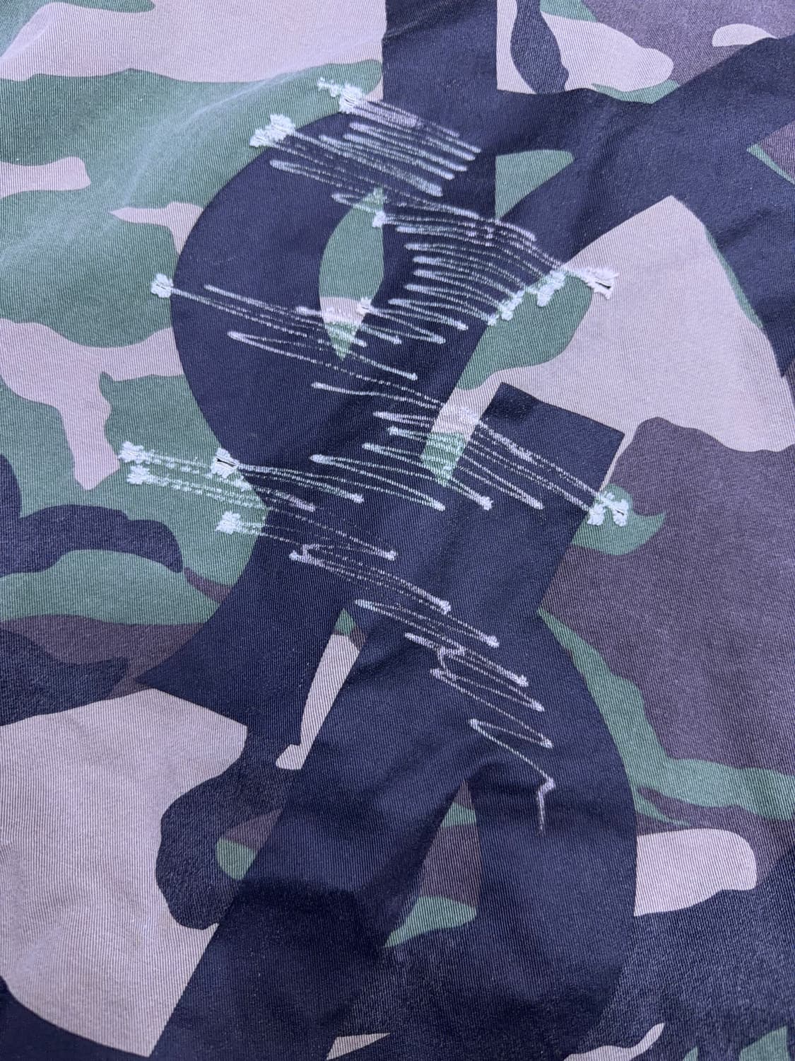 밀리터리 카모 BDU 빈티지 워크자켓 야상 M 상품이미지8