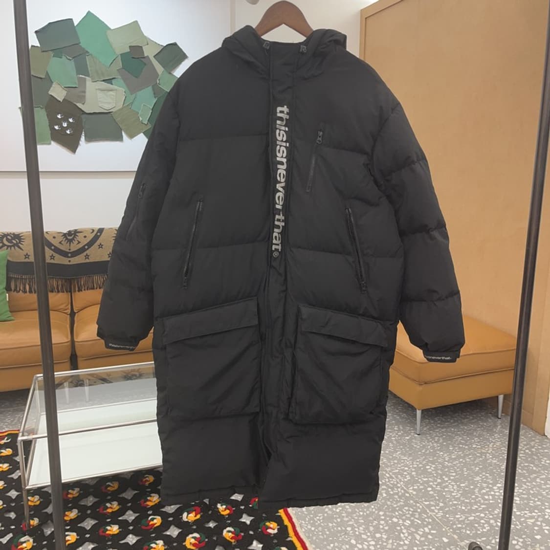 디스이즈네버댓 오버핏 다운 롱 패딩 M C06857 상품이미지3