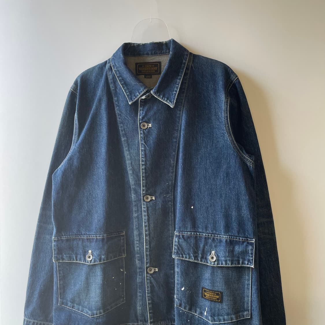 네이버후드 레일로드 데님 초어자켓 상품이미지3
