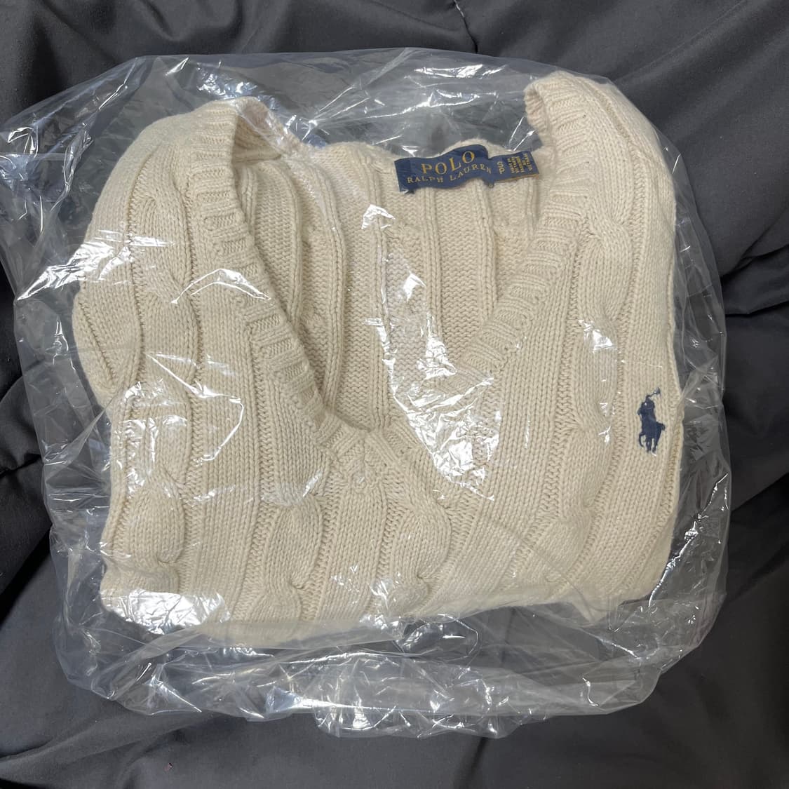 폴로 브이넥 니트 s 상품이미지2