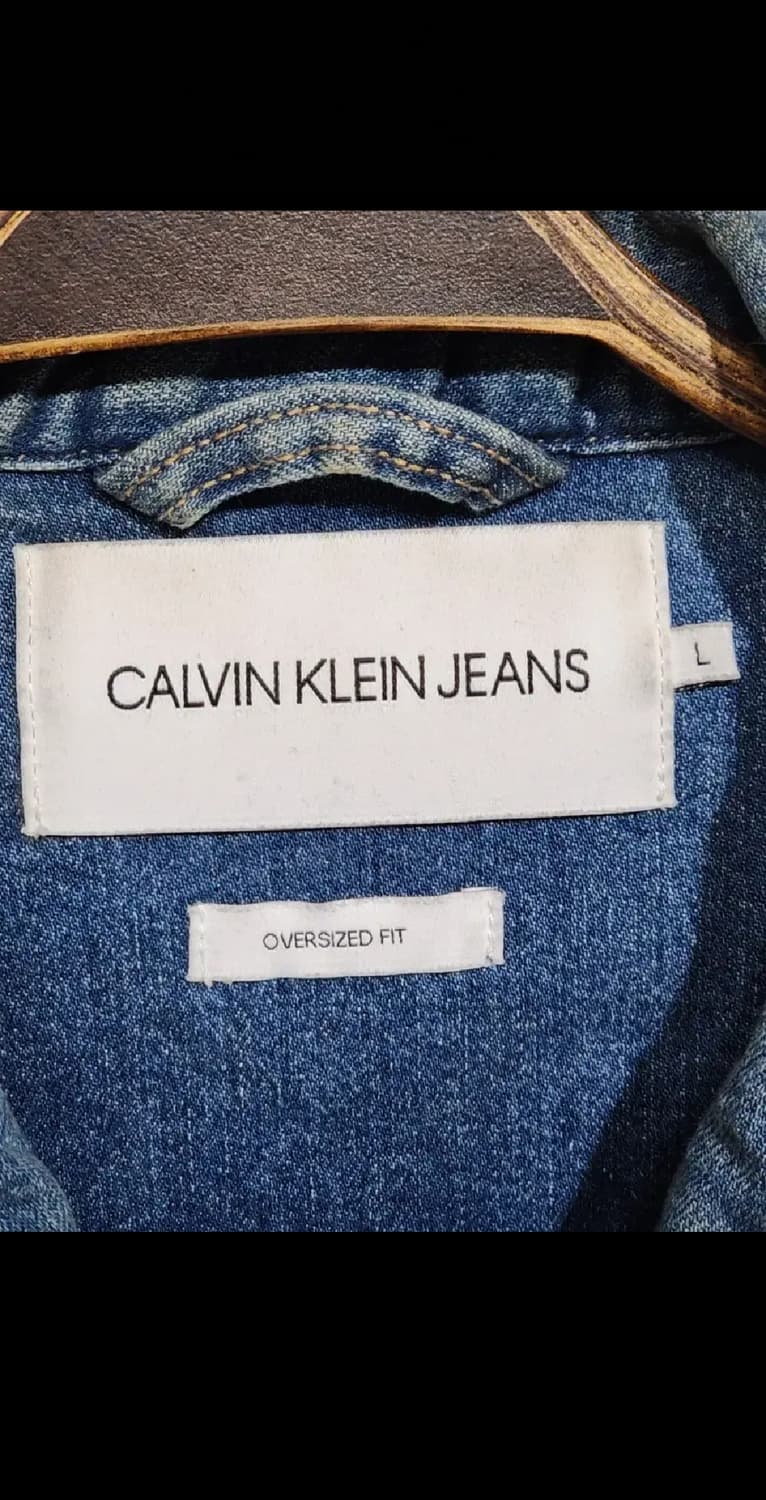 (XL) 캘빈클라인 데님자켓 스판 CK 청자켓 빈티지  상품이미지3