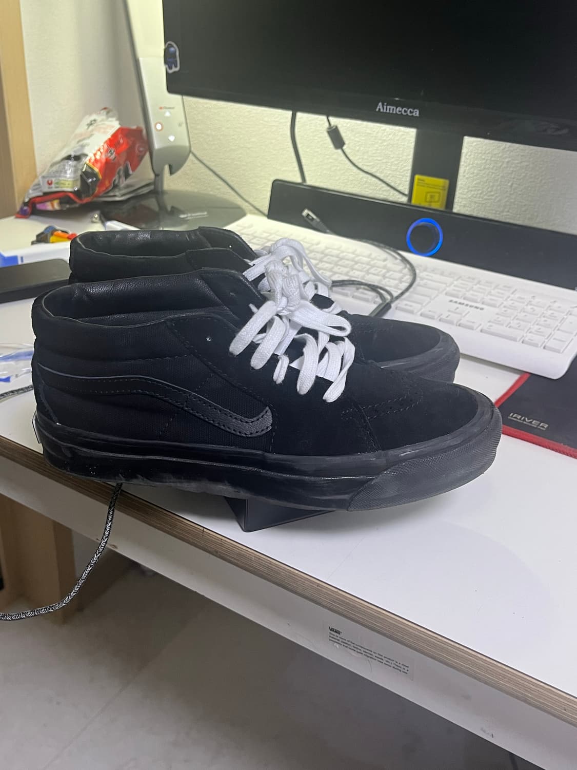 반스 스케이트미드 블랙 260 상품이미지1