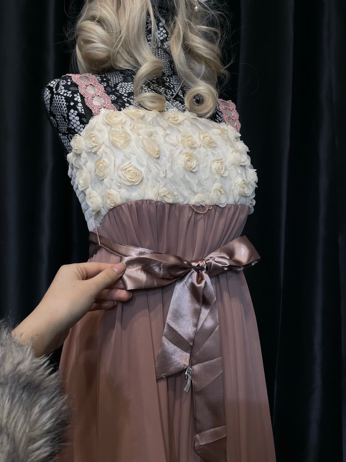 AXES FEMME 액시즈팜 프릴 히메갸루 원피스 상품이미지3