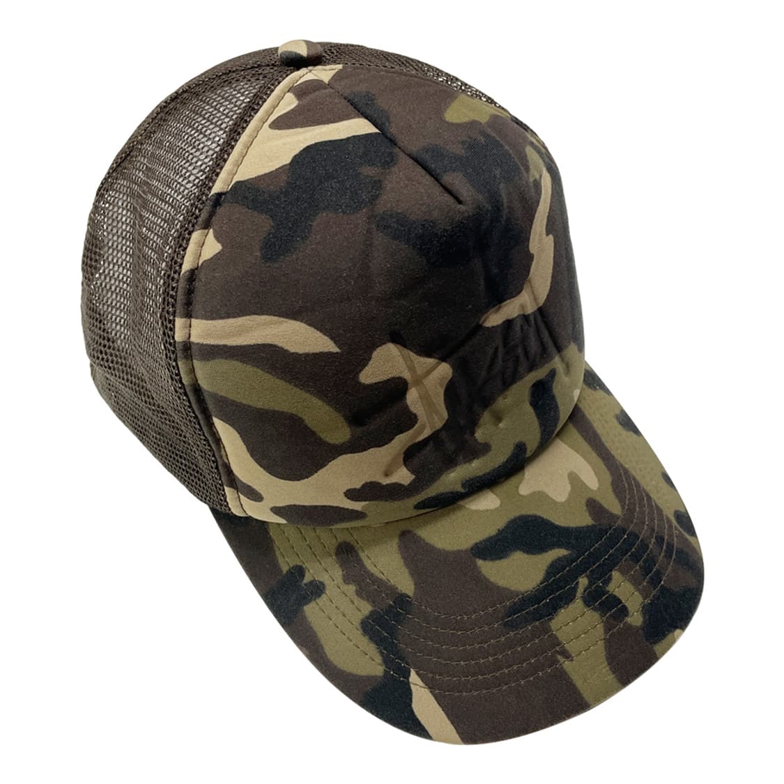 스투시 음각 로고 메쉬캡 카모 상품이미지1