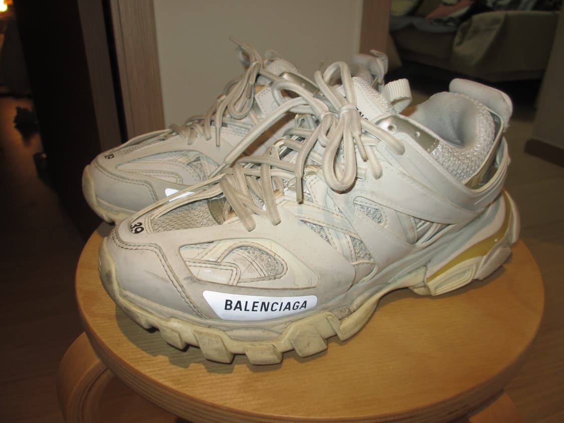 발렌시아가 트랙 스니커즈 아이보리 39 상품이미지1