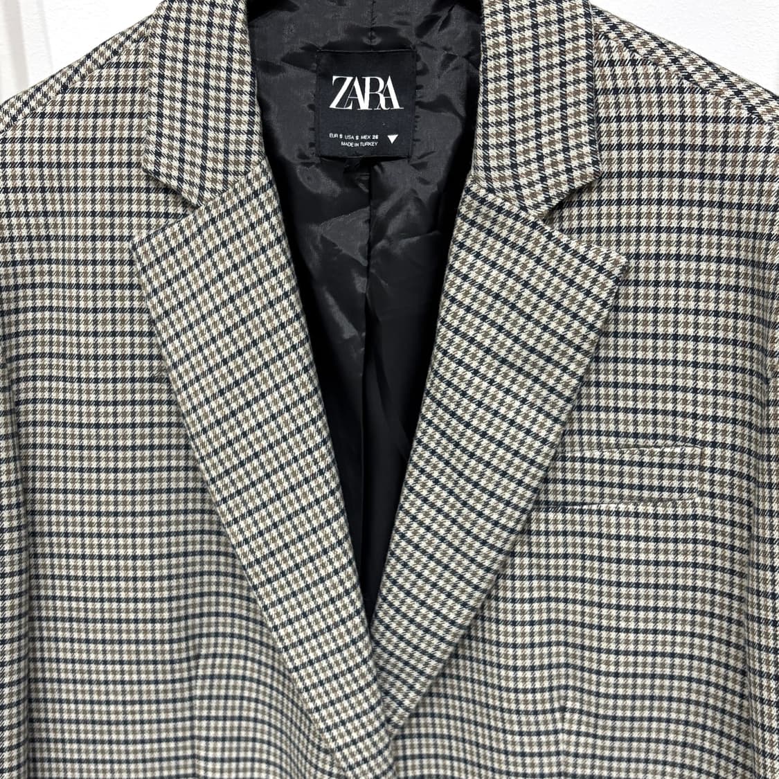자라 체크 블레이저 상품이미지2