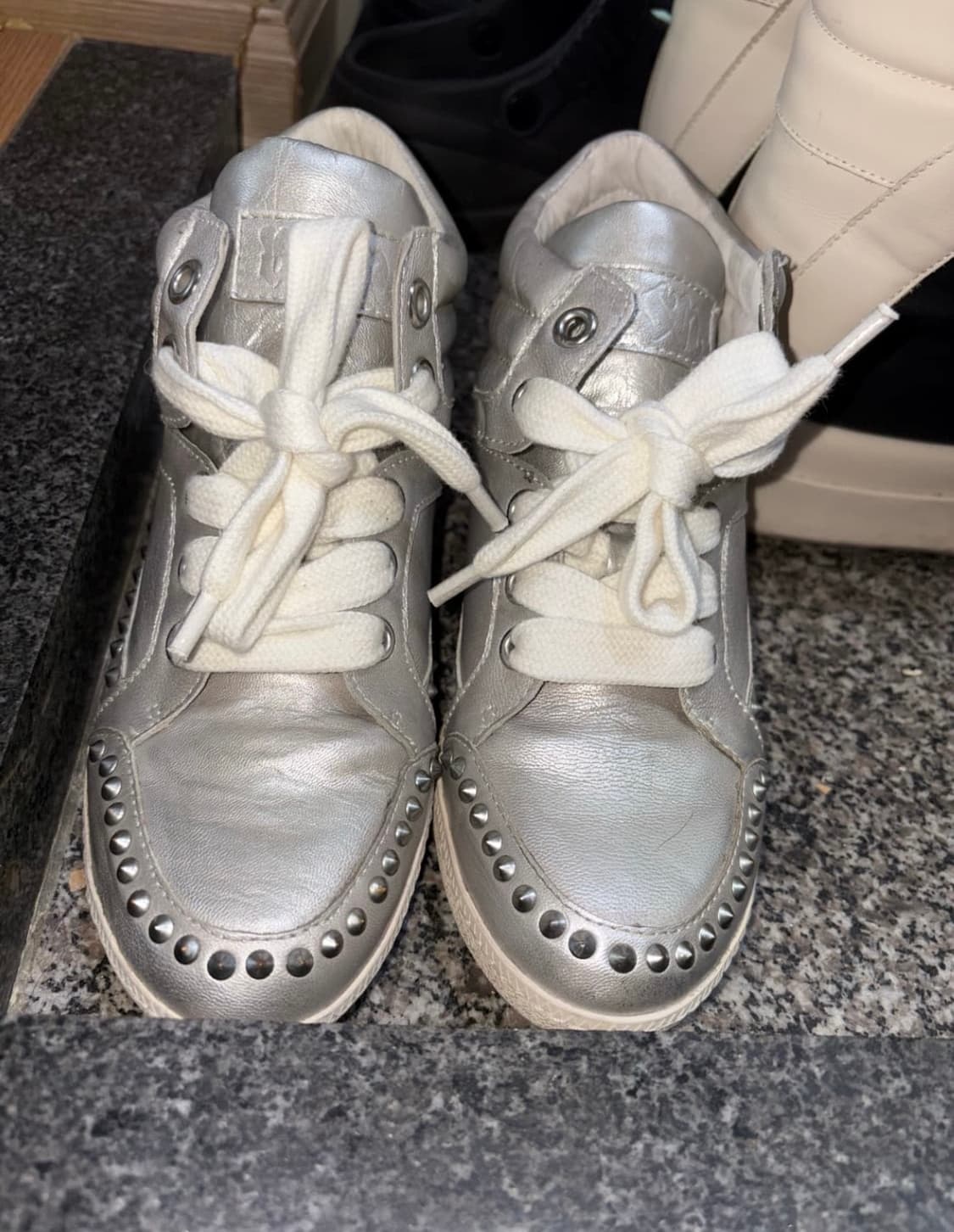 ASH 아쉬 애쉬 스터드 실버 하이탑 상품이미지2