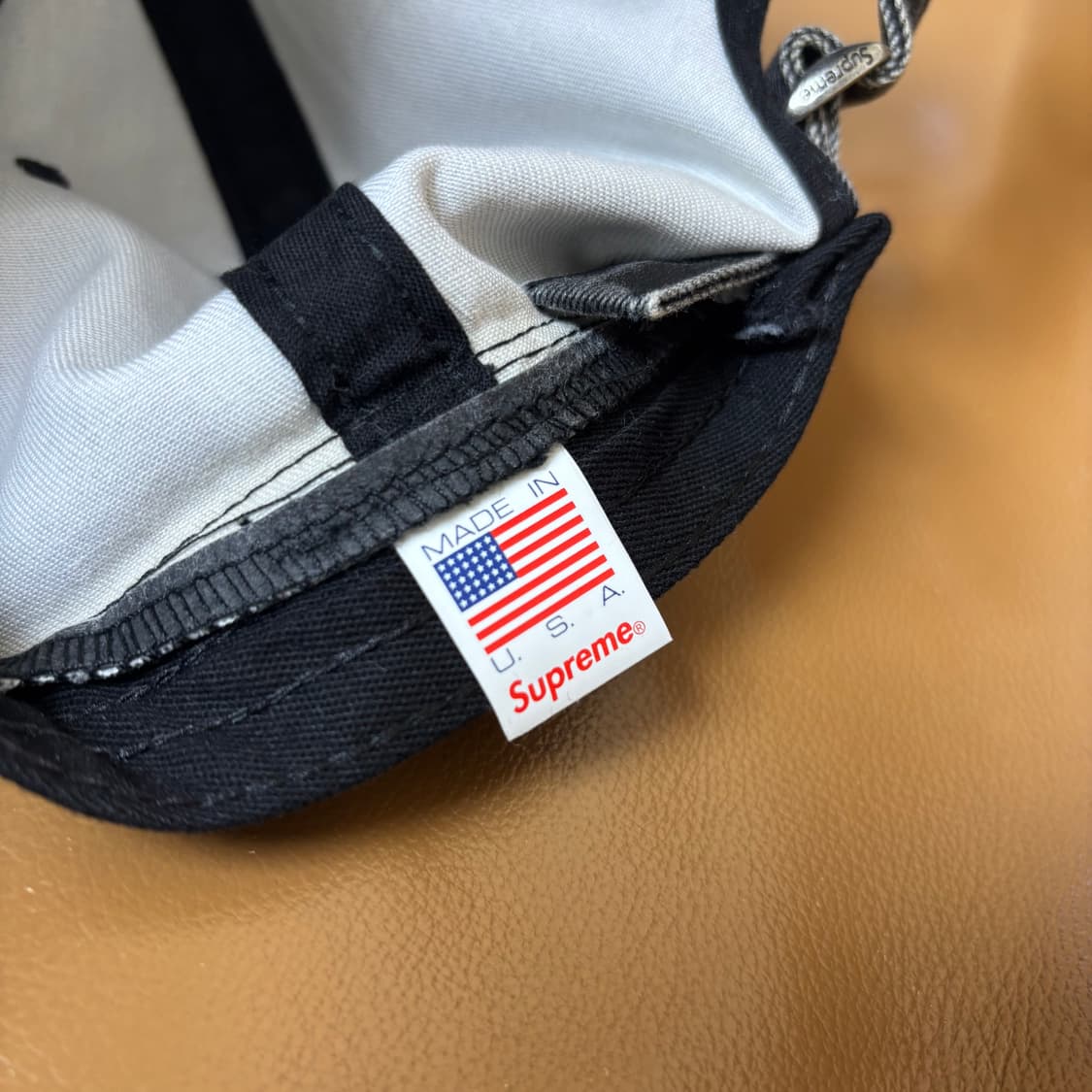 슈프림 S로고 볼캡 모자 20SS 피그먼트 블랙 상품이미지8