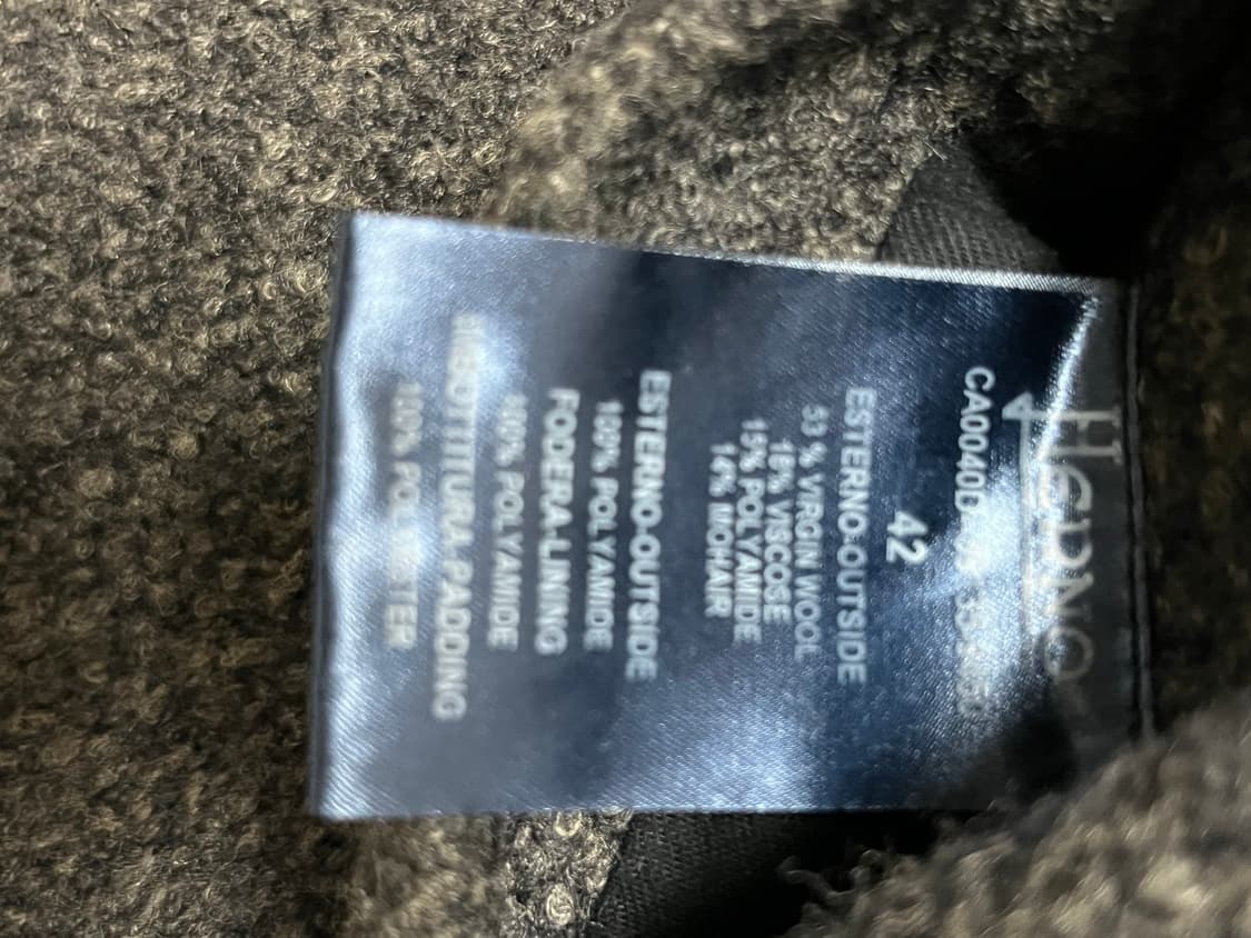 에르노 퀼팅 안감 모헤어 코트 42 정품 상품이미지7