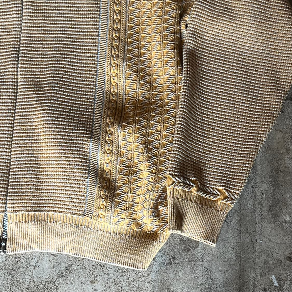 야시키 니트 집업 상품이미지6