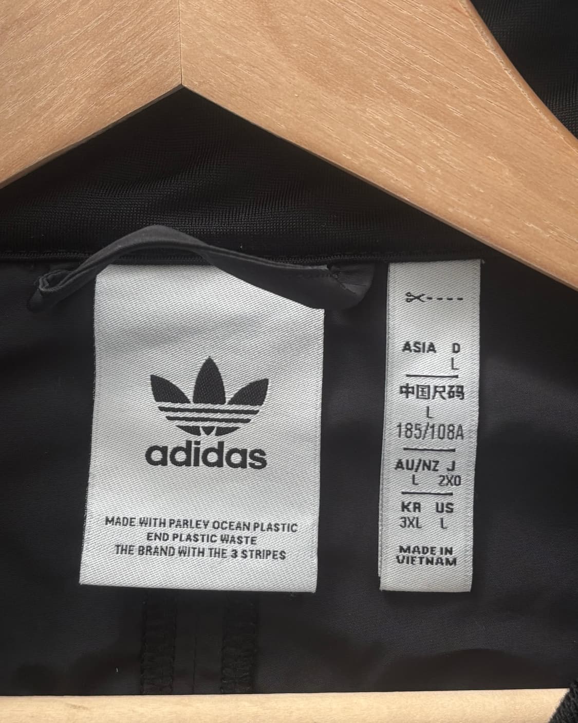 Adidas 아디다스 신형 블랙 사이드지퍼 스토퍼 바람막이 자켓 상품이미지8