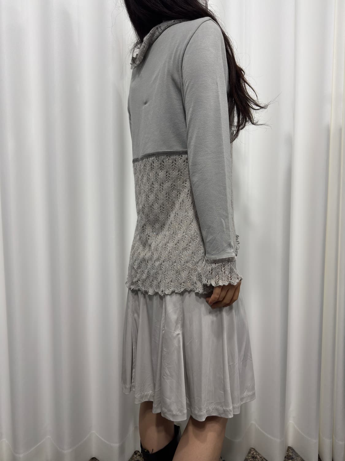 knit detail top 상품이미지3