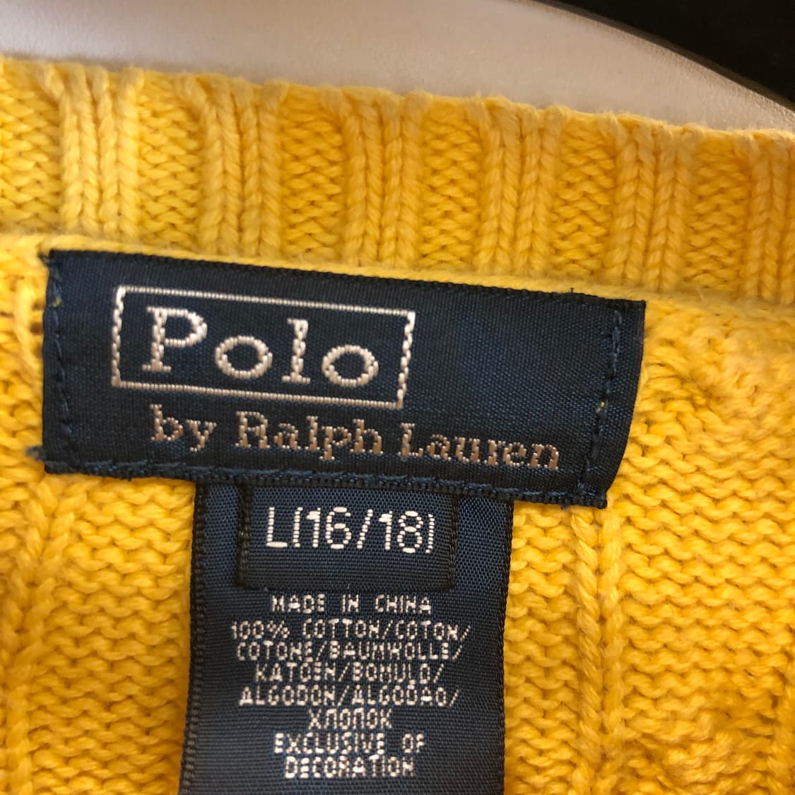 폴로 랄프로렌 케이블 코튼니트 55 상품이미지5