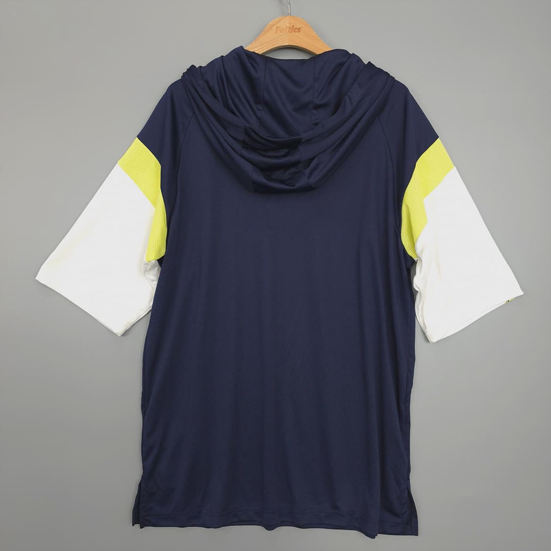 새제품) NBA LA 레이커스 하프집업 후드 반팔티 네이비 L 상품이미지4