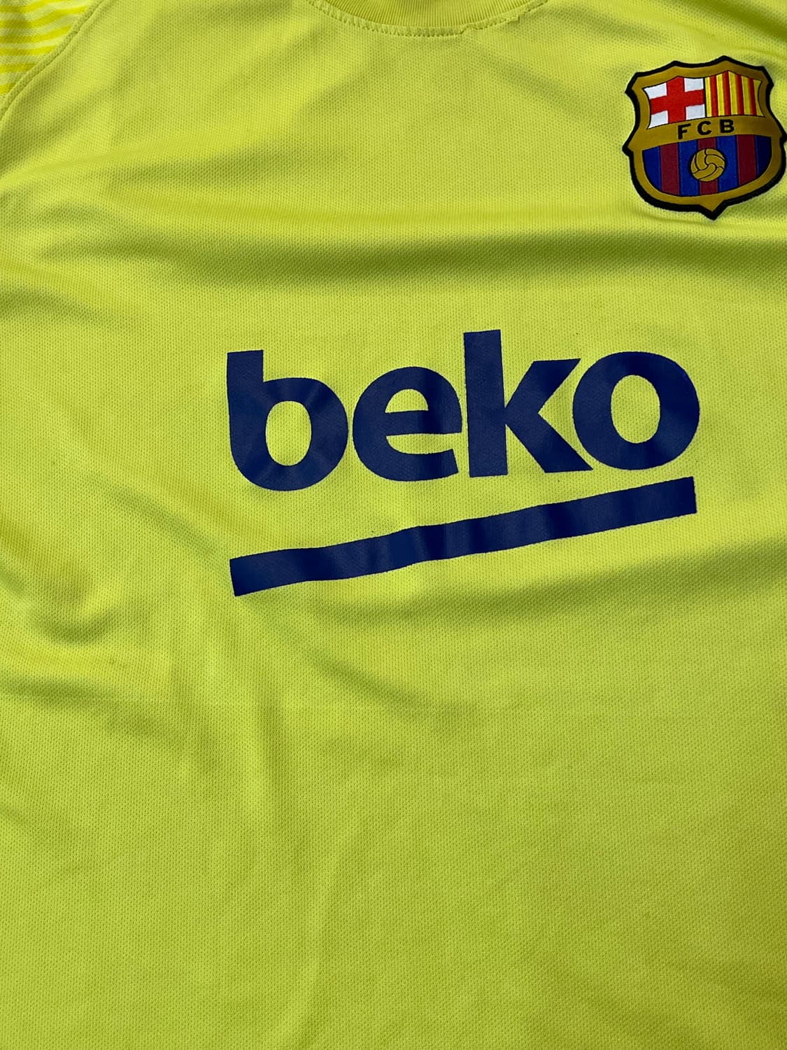 나이키 바르셀로나 21-22 써드 유니폼 옐로우 #csz1933 상품이미지5
