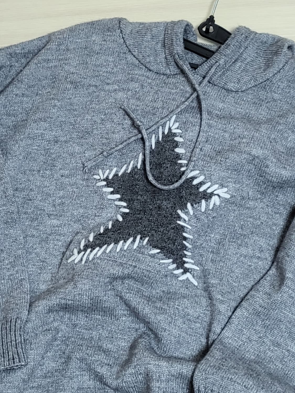 키미스 빈티지 스타 스티치 니트 후드 3,900원 상품이미지6