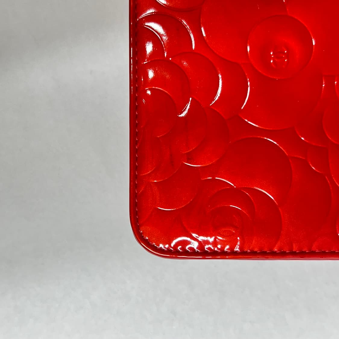 샤넬 레드 까멜리아 페이턴트 woc. 웍 카멜리아 상품이미지6